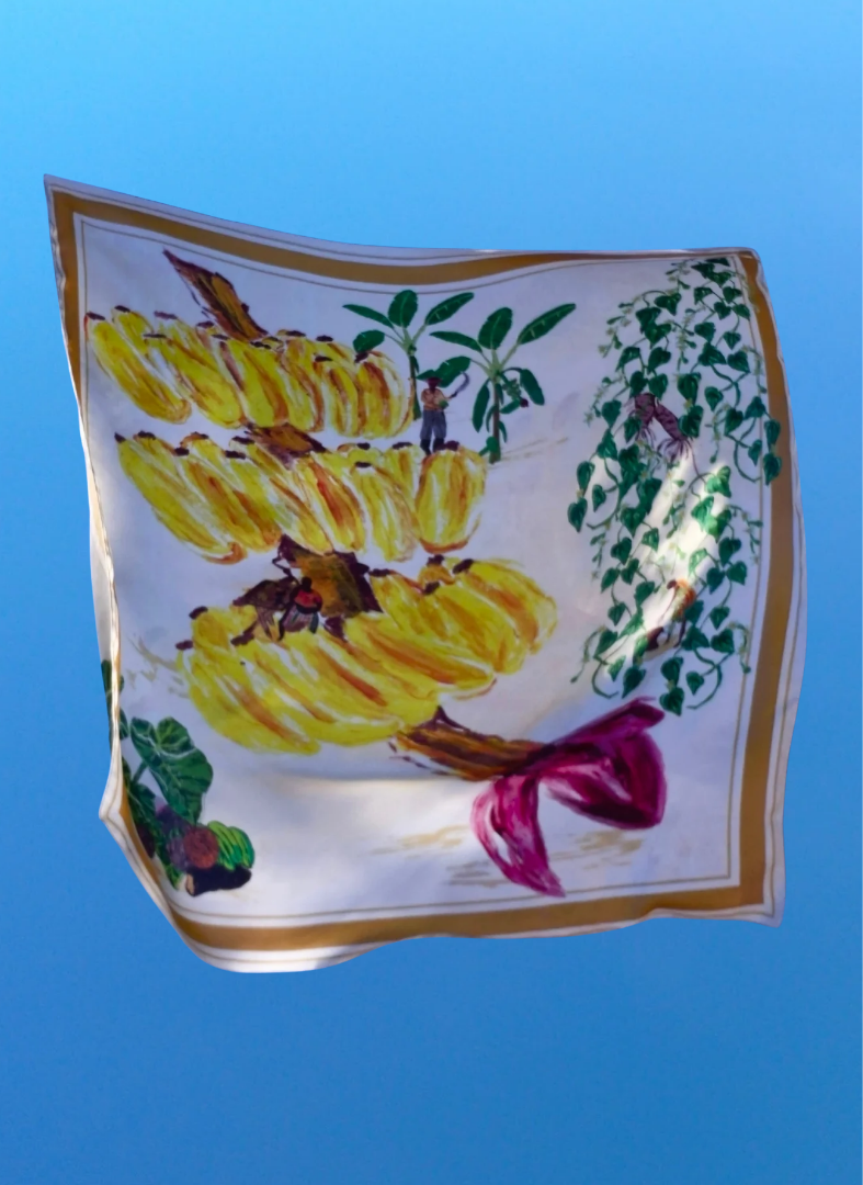 L'Or Vert Silk Scarf