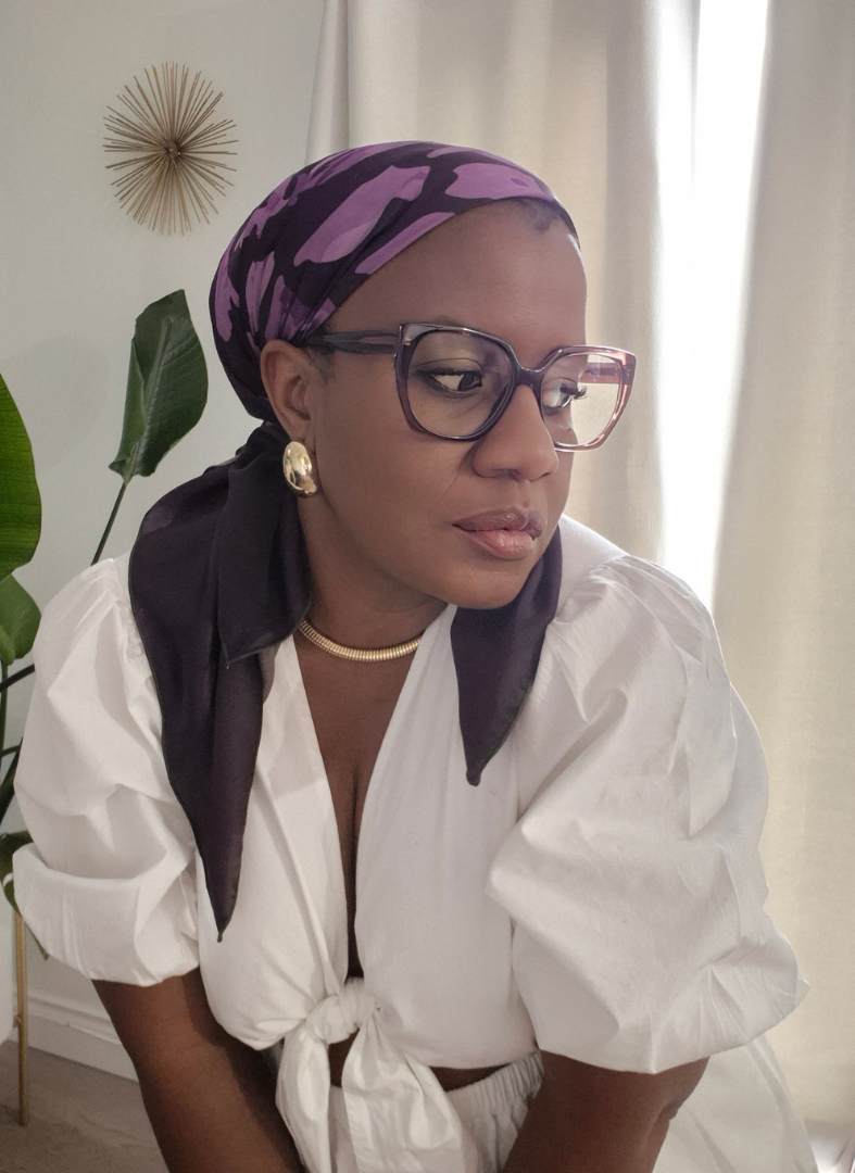 Velour Noir Silk Scarf