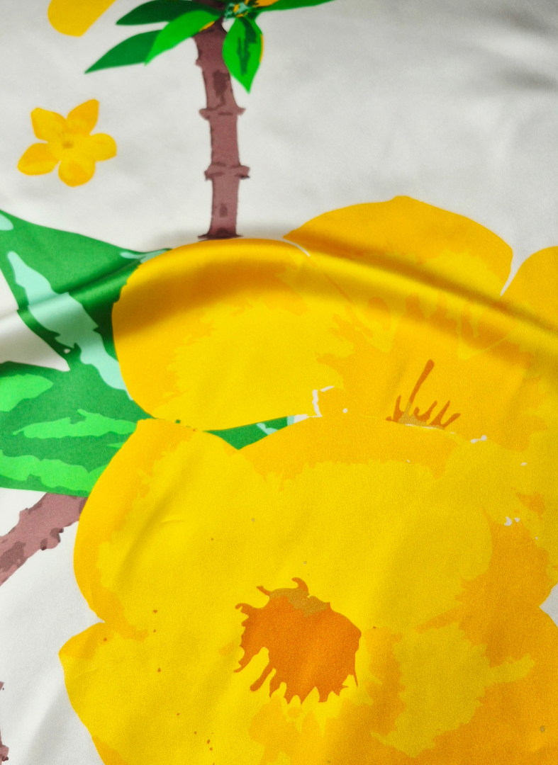 Jardin Soleil Silk Scarf