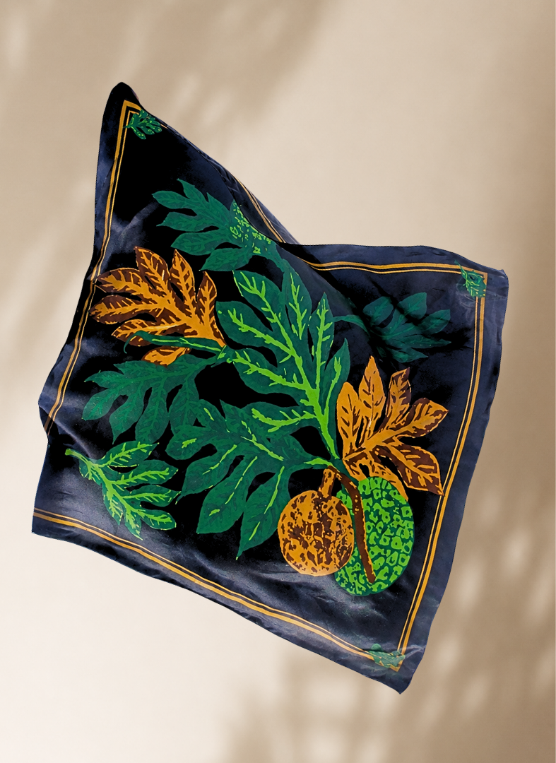 Jardin Noir Silk Scarf