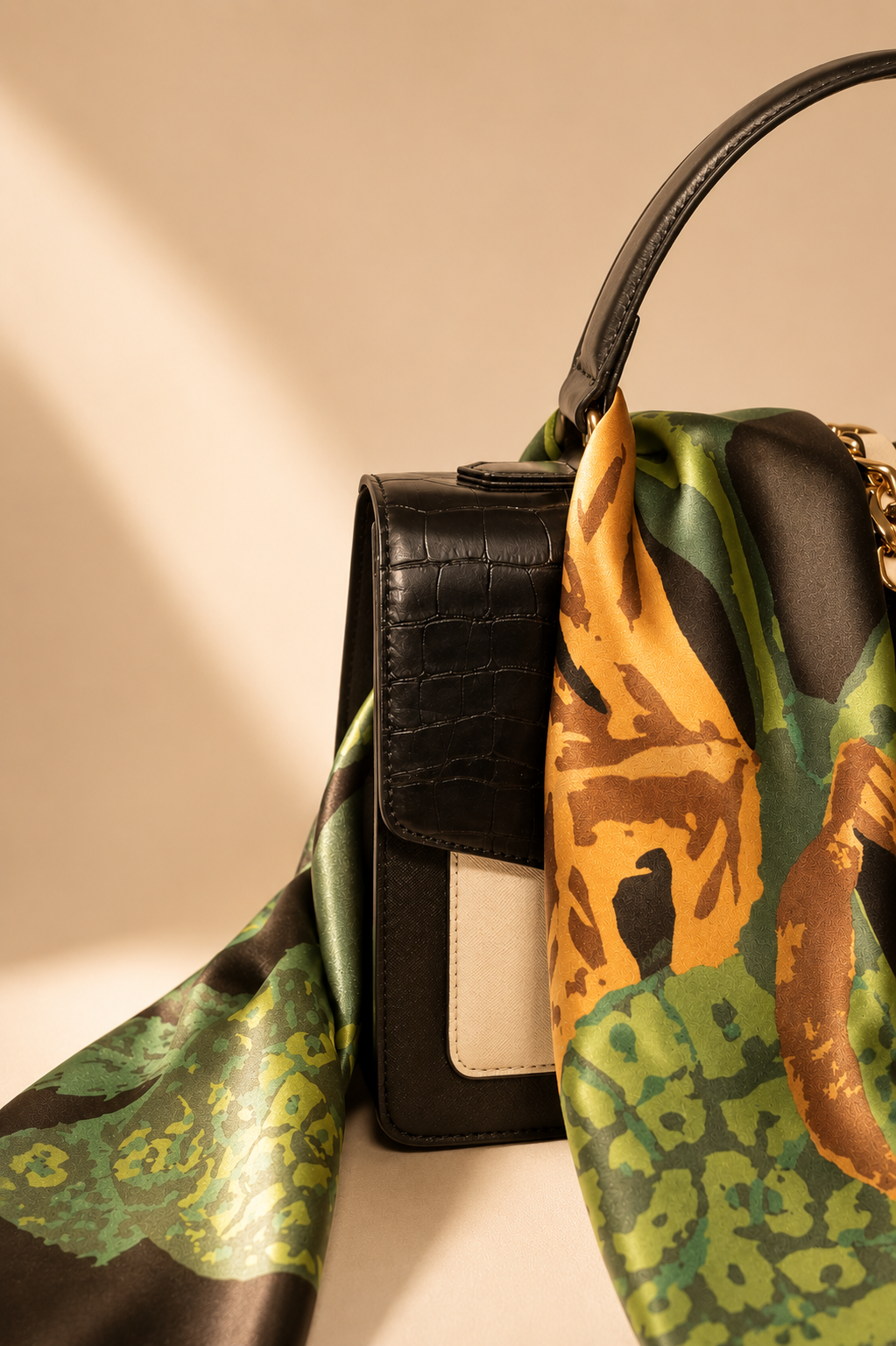 Jardin Noir Silk Scarf