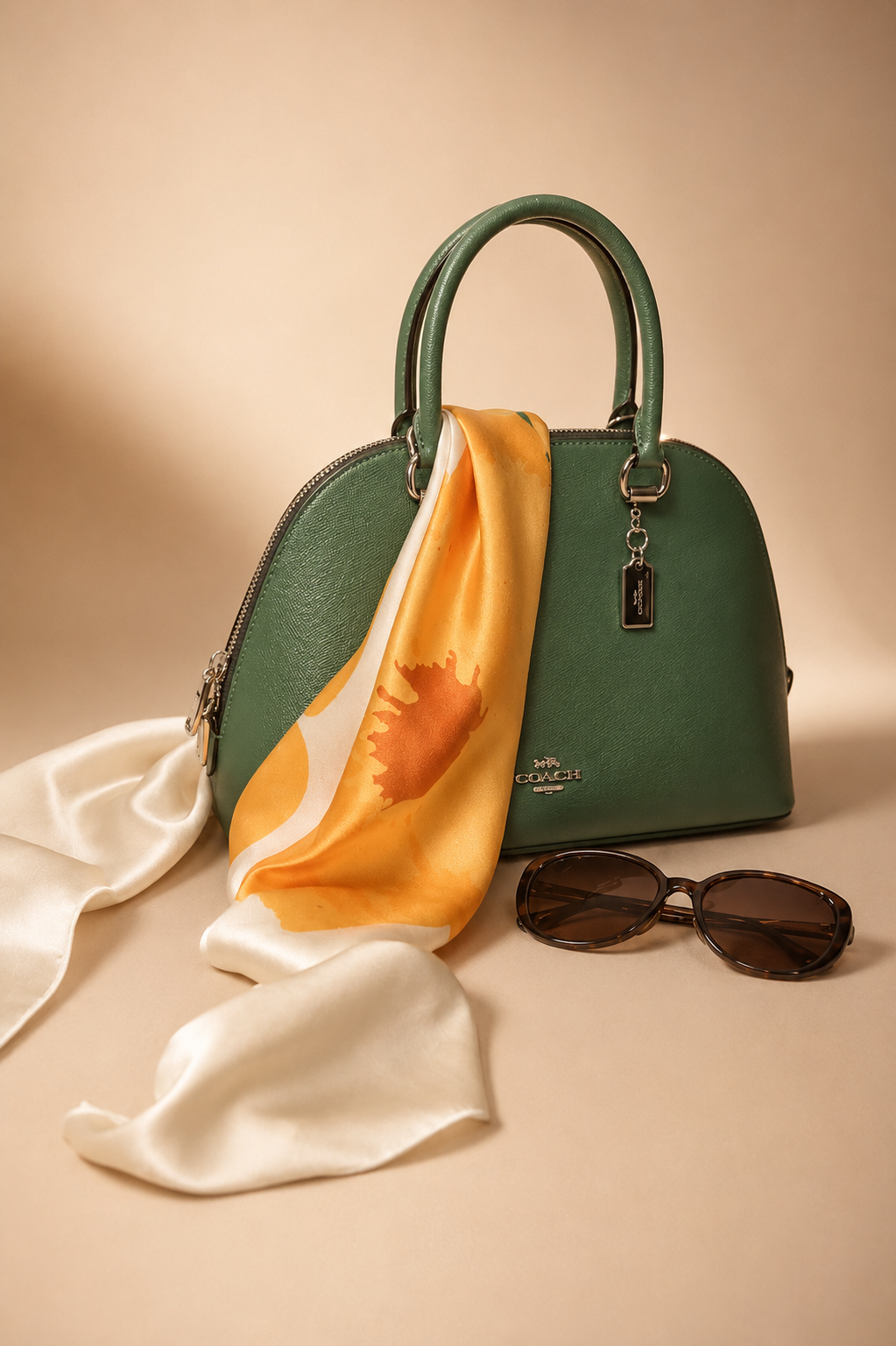 Jardin Soleil Silk Scarf